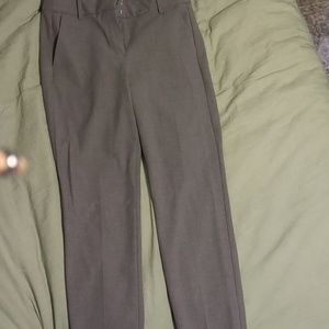 J Crew Size 4 Gray Work Trousers